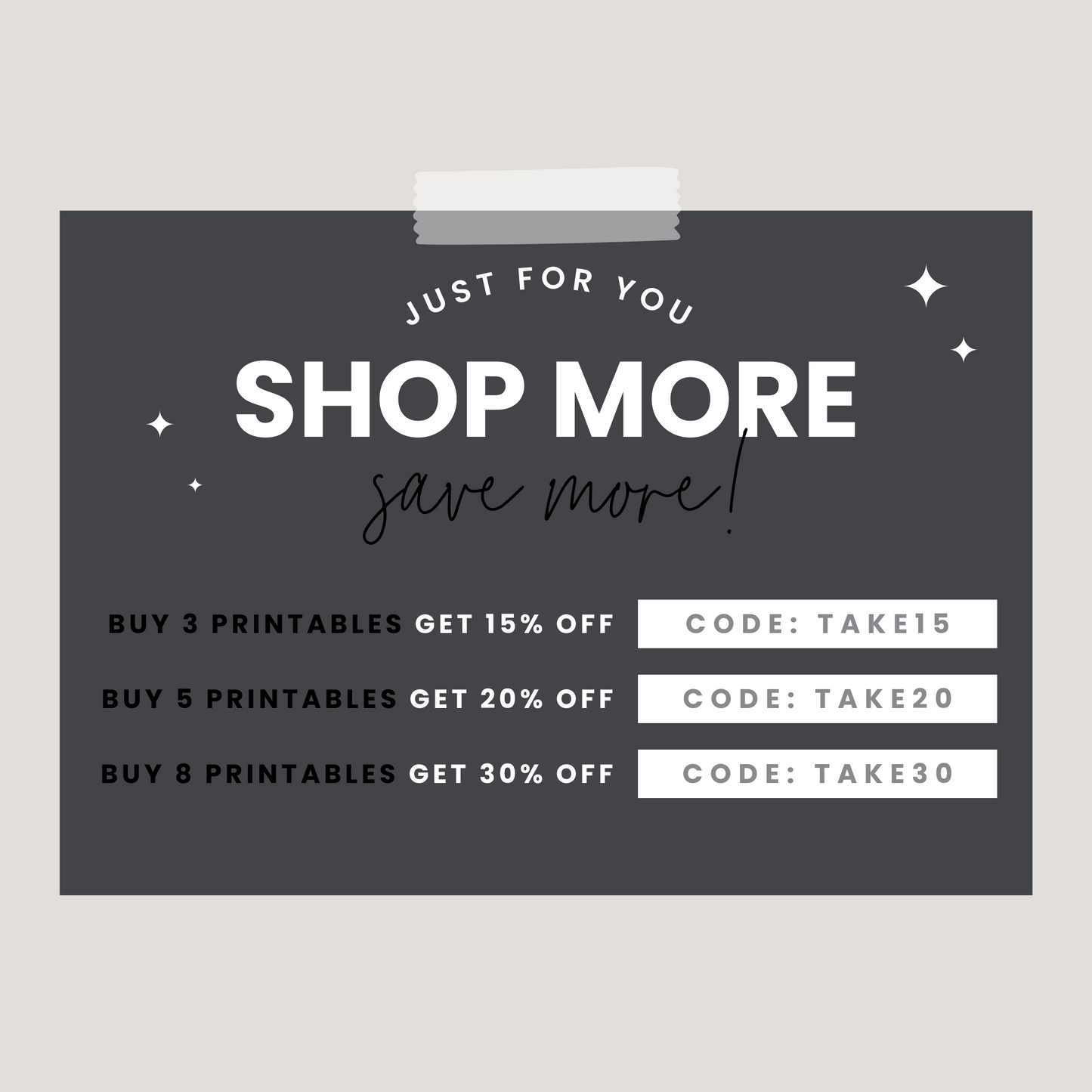 Noir Edit Premium Printable Sticker Kit