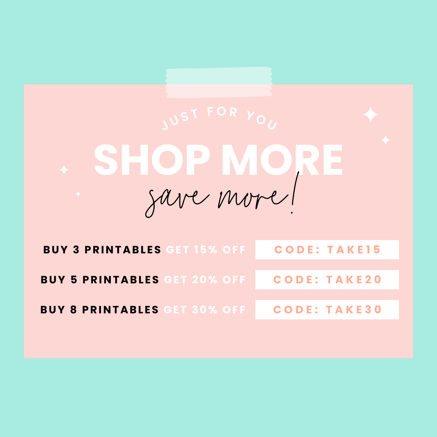 Happy & Clean Premium Printable Sticker Kit