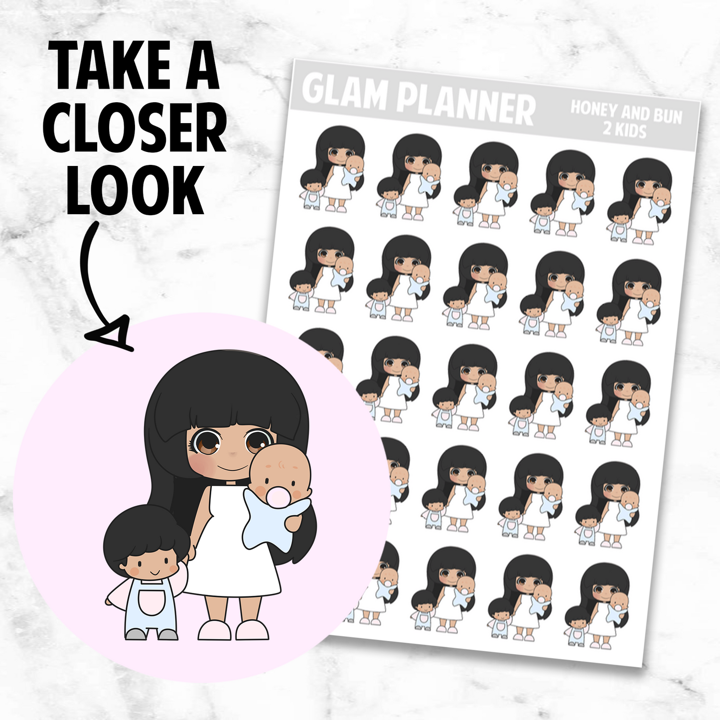 Honey and Bun: 2 Kids