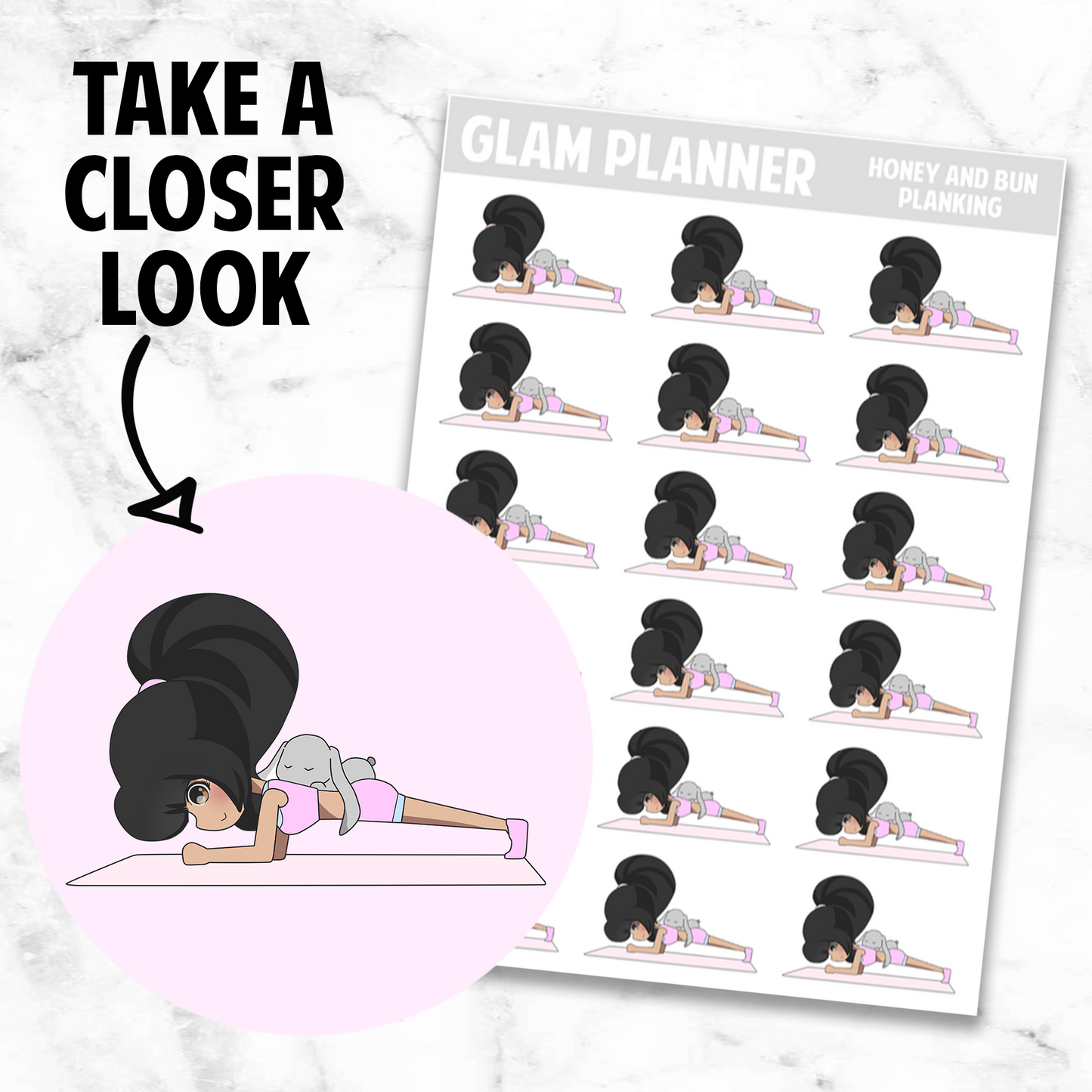 Honey and Bun: Planking