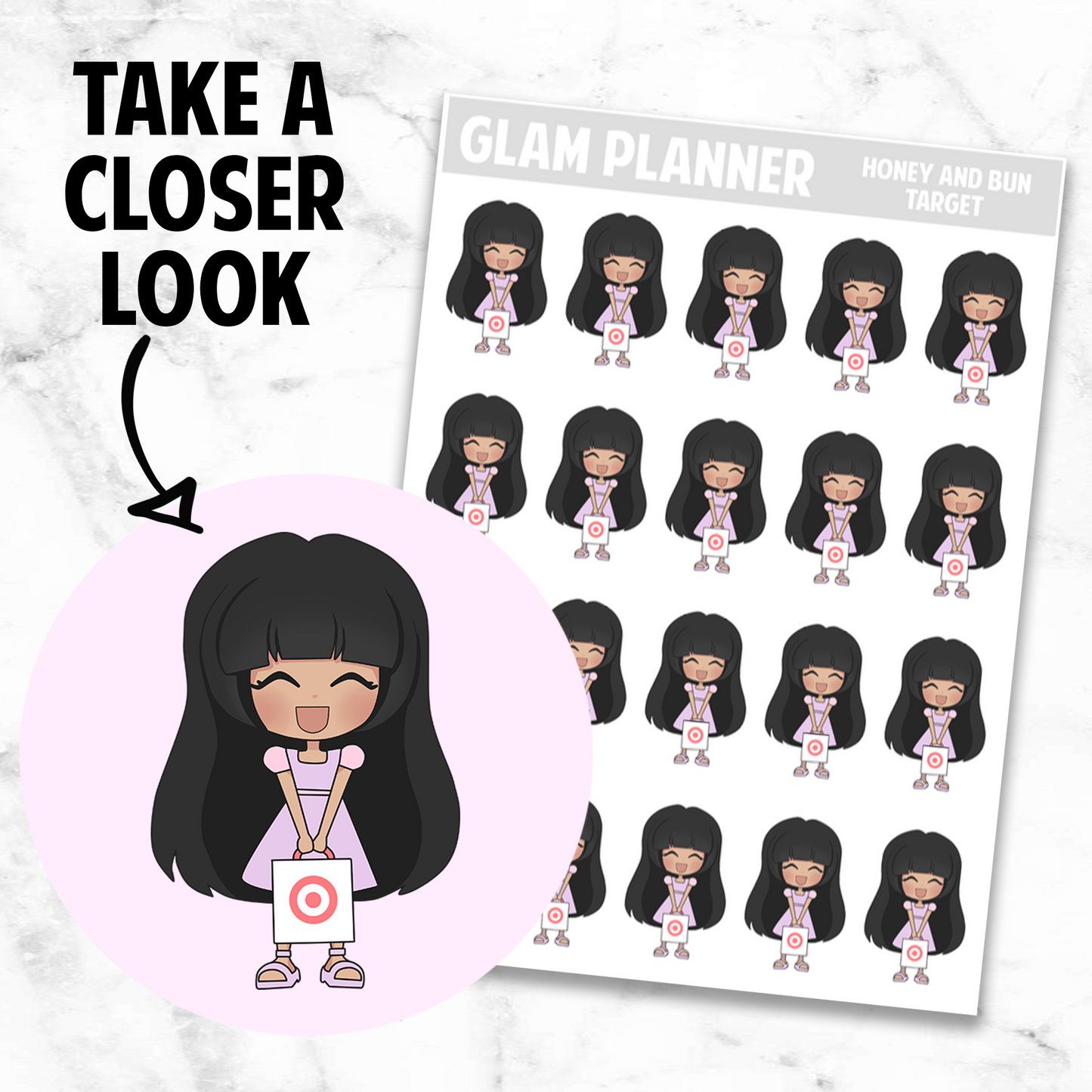 Honey and Bun: Target (Classic Bag)