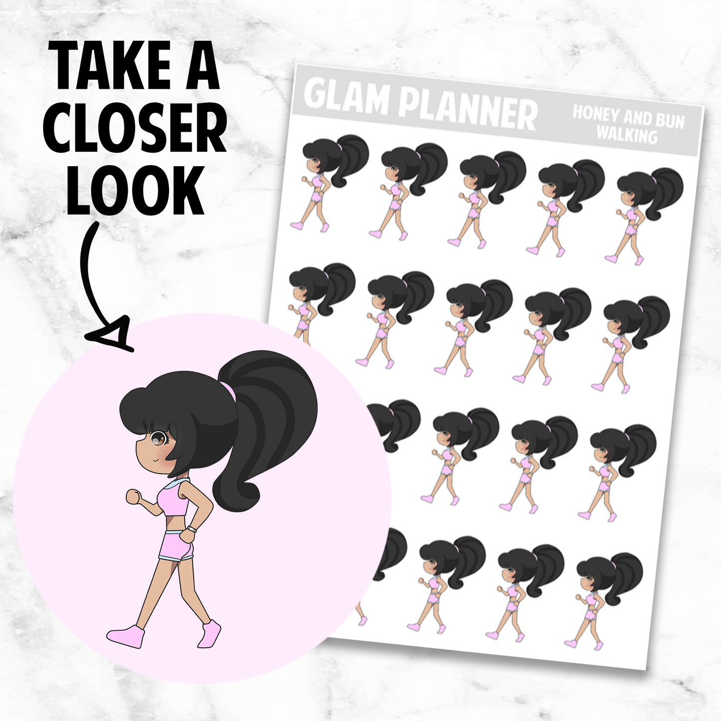 Honey and Bun: Walking