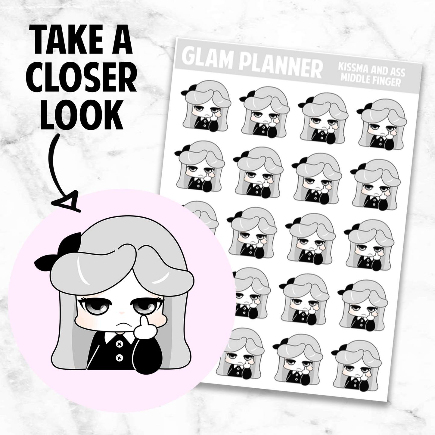 Kissma and Ass: Middle Finger