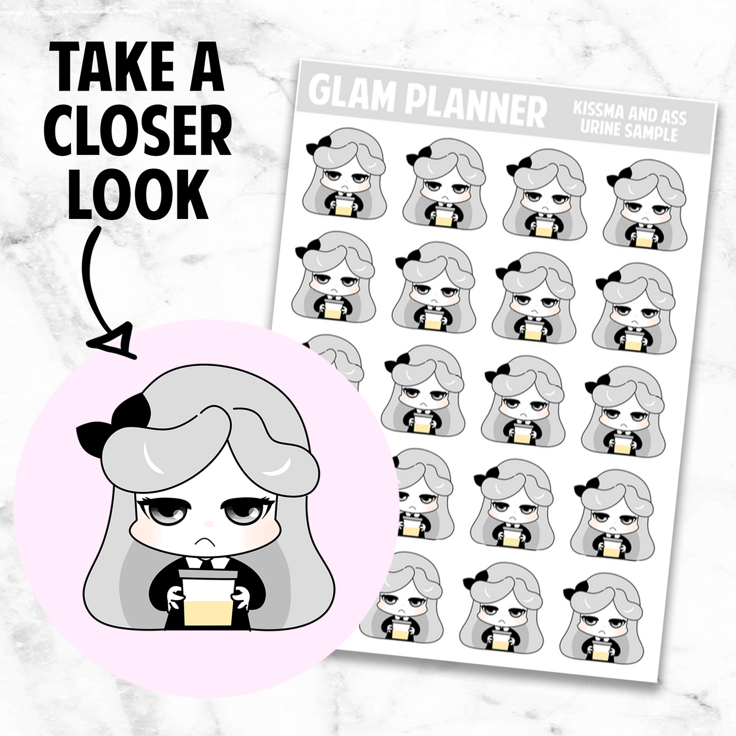 Kissma and Ass: Urine Sample