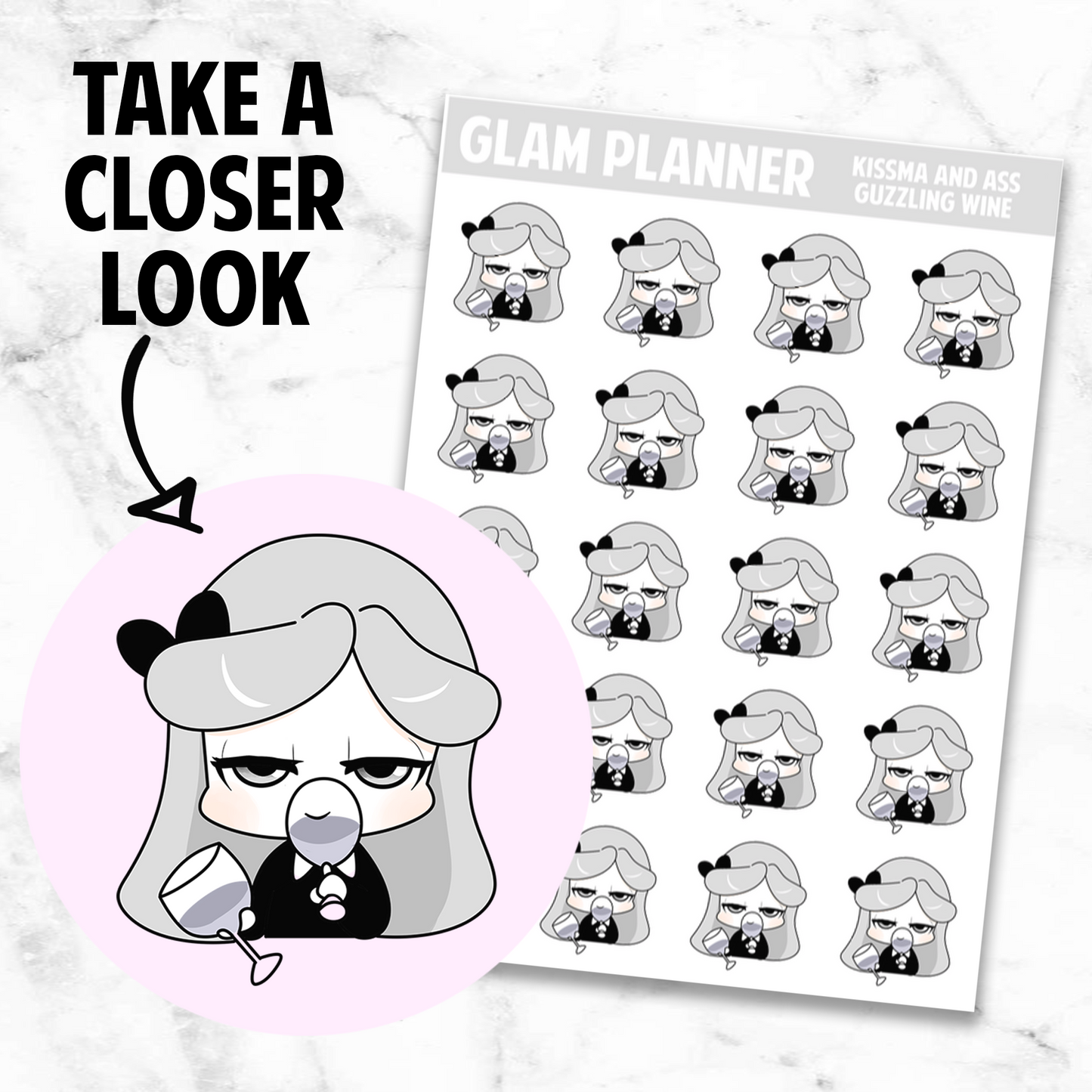 Kissma and Ass: Guzzling Wine