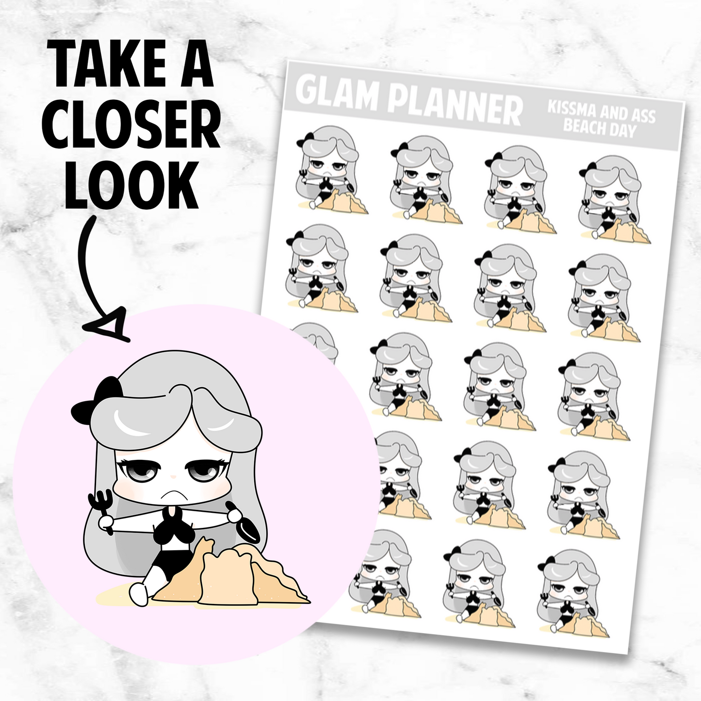 Kissma and Ass: Beach Day