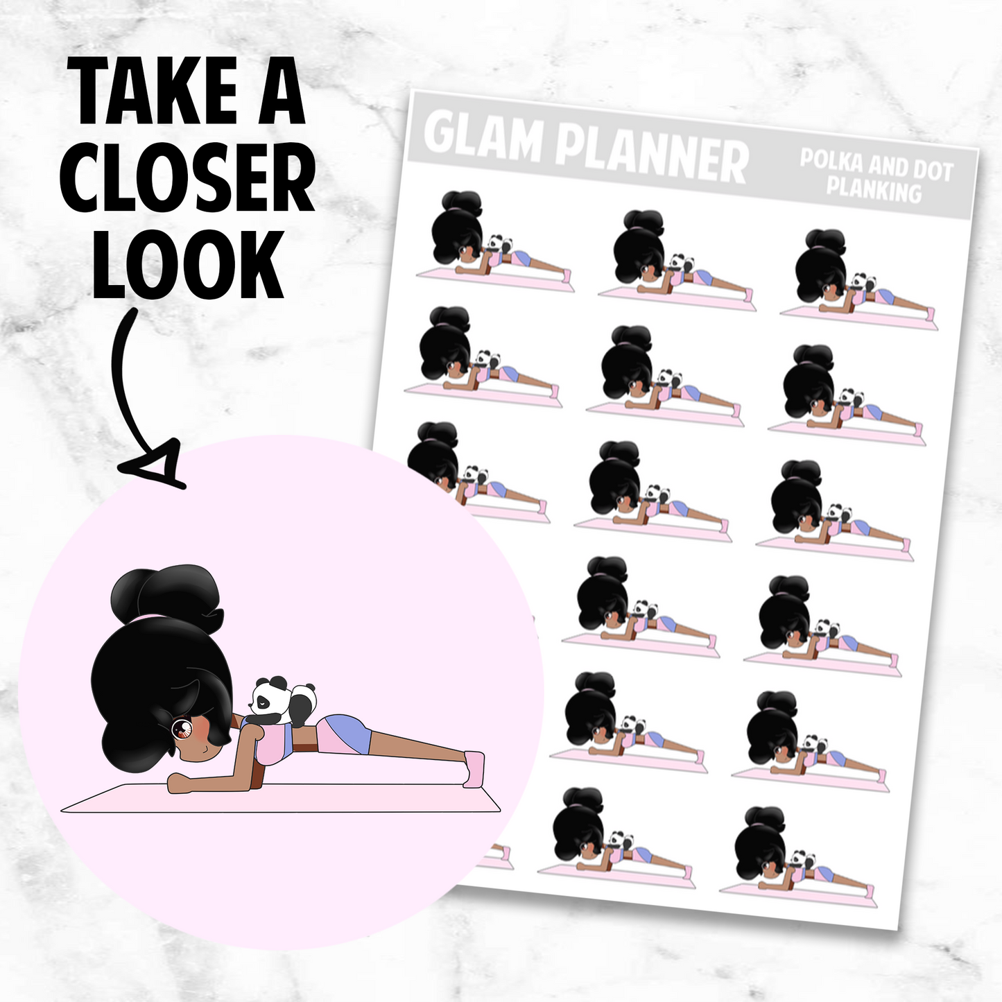 Polka and Dot: Planking