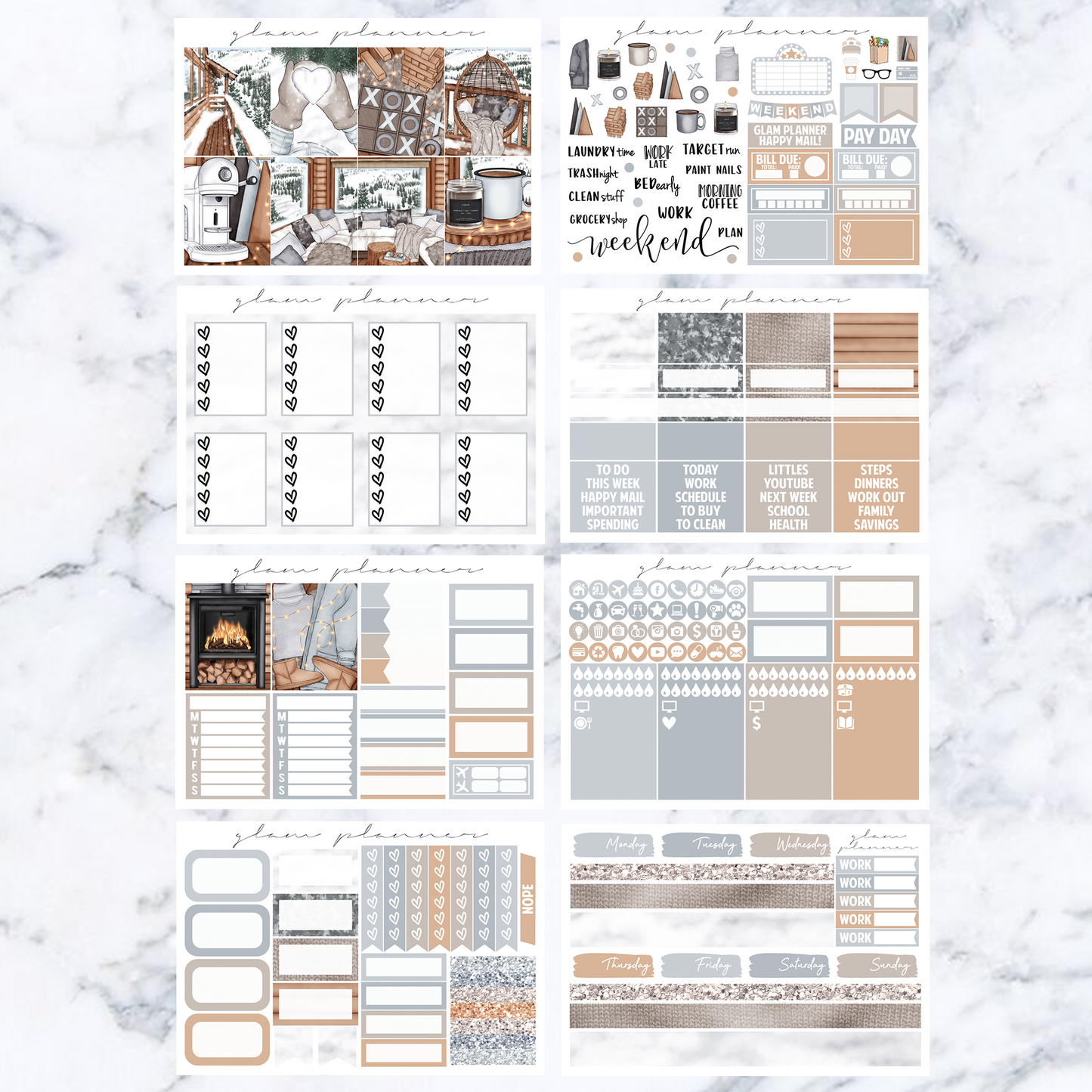 GLITCH Snow Cabin - December 2020 Mystery Luxe (With Foil)