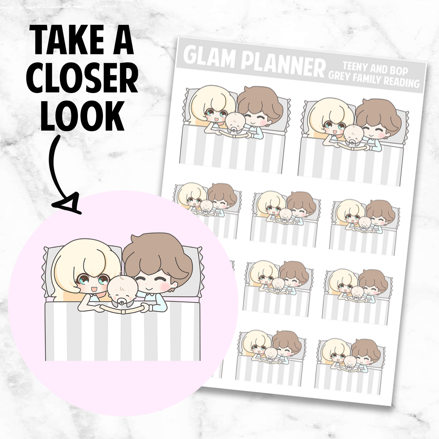 Teeny and Bop: Grey Family Reading