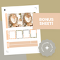 Golden Hour Premium Printable Sticker Kit