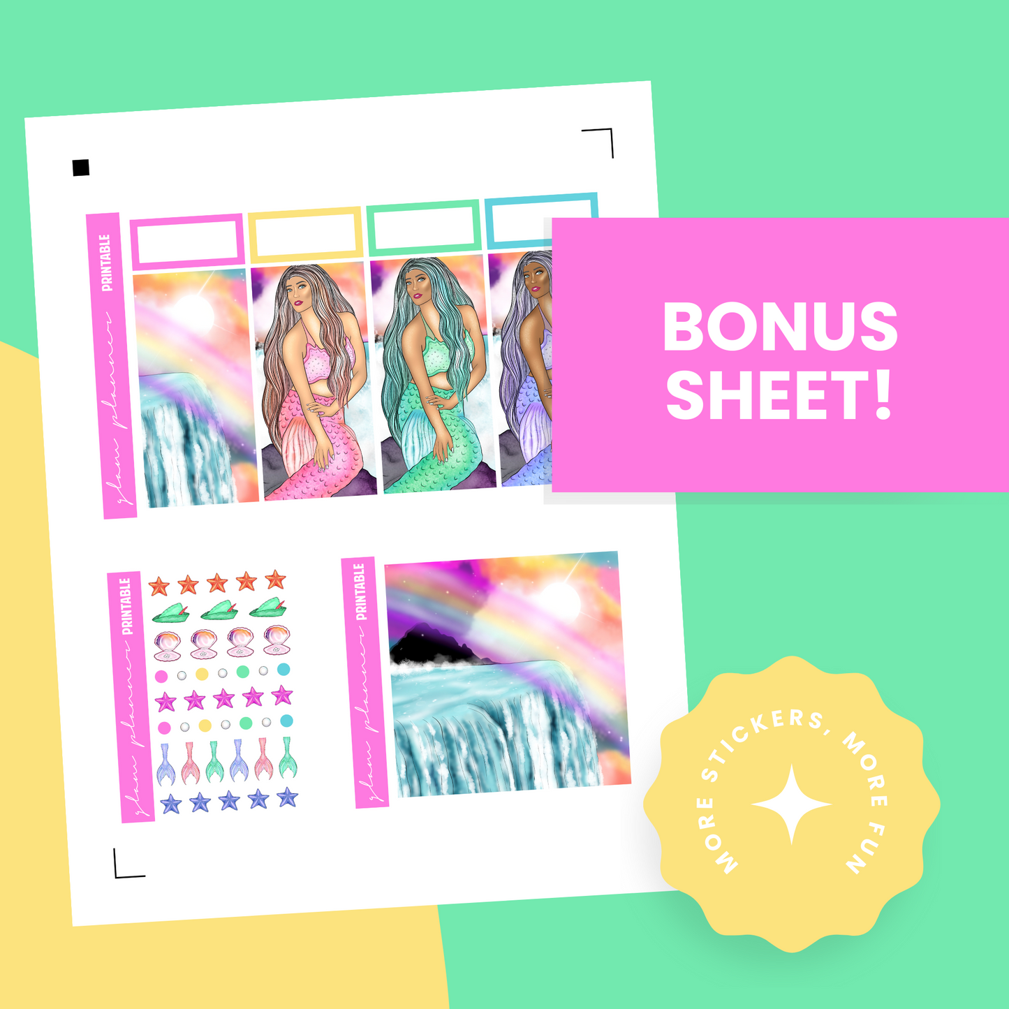 Fantasy Premium Printable Sticker Kit