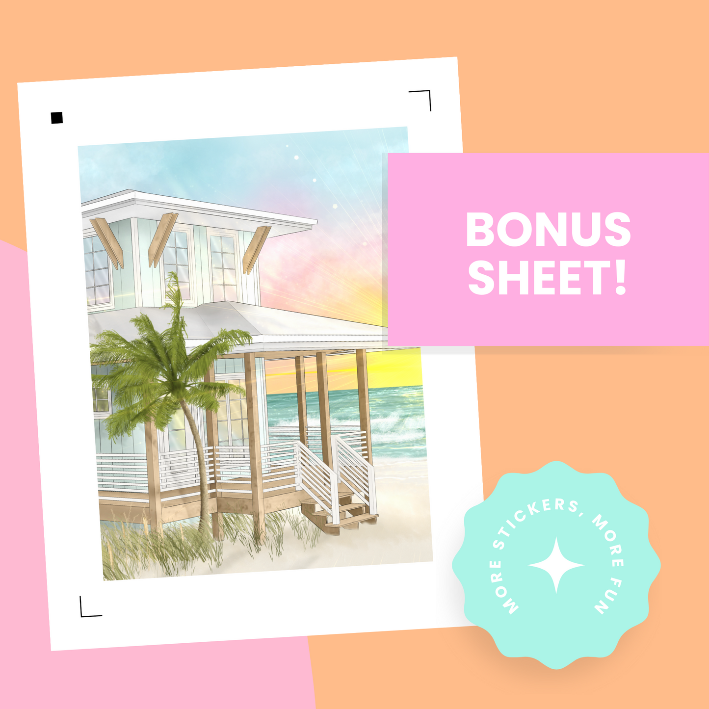 Sun's Out Premium Printable Sticker Kit