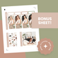 Porcelain & Pampas Premium Printable Sticker Kit