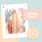 Pink Sands Premium Printable Sticker Kit