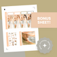 Golden Hour Premium Printable Sticker Kit