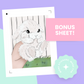 Bunny Premium Printable Sticker Kit