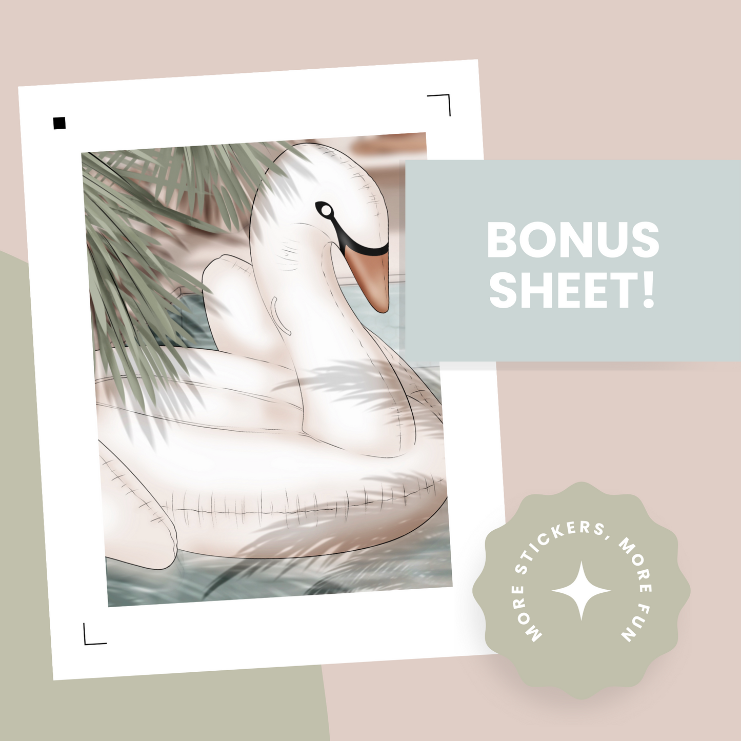 Tranquil Premium Printable Sticker Kit