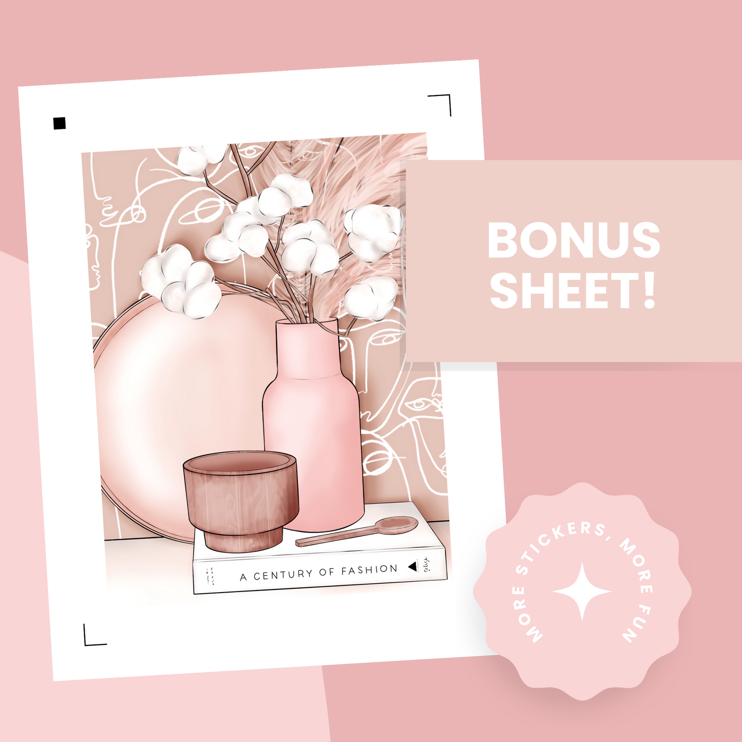 Blush Edit Premium Printable Sticker Kit