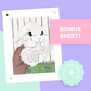 Bunny Premium Printable Sticker Kit