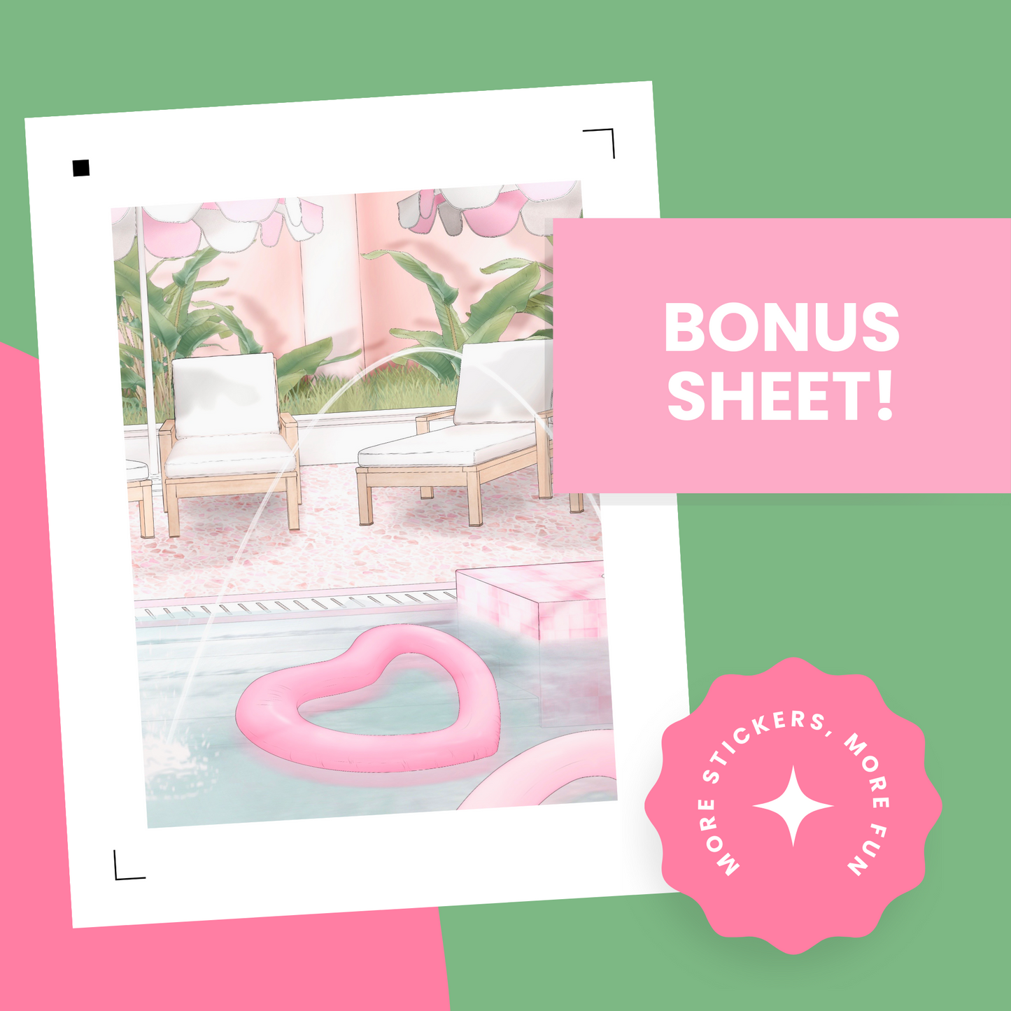 Cabana Premium Printable Sticker Kit