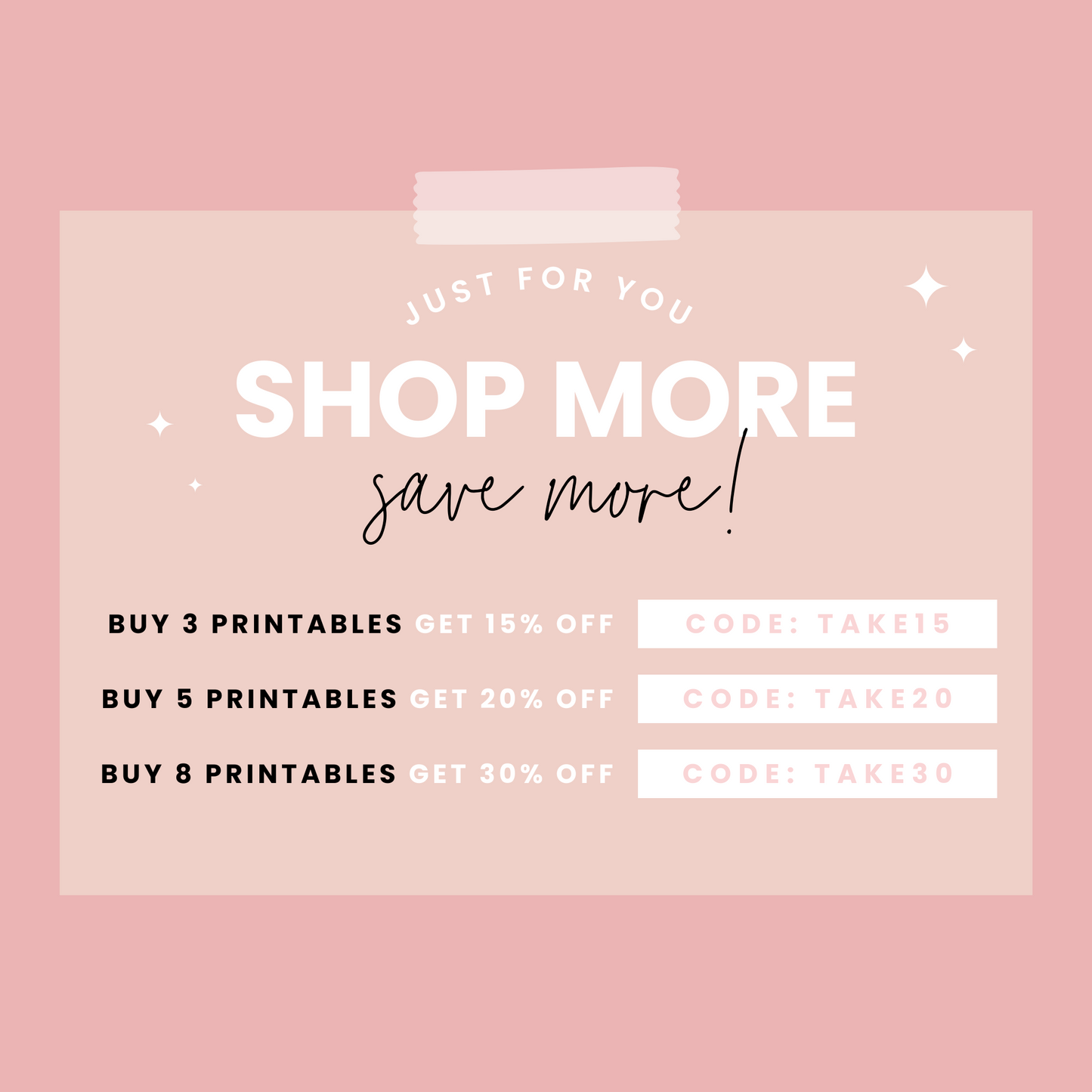 Blush Edit Premium Printable Sticker Kit