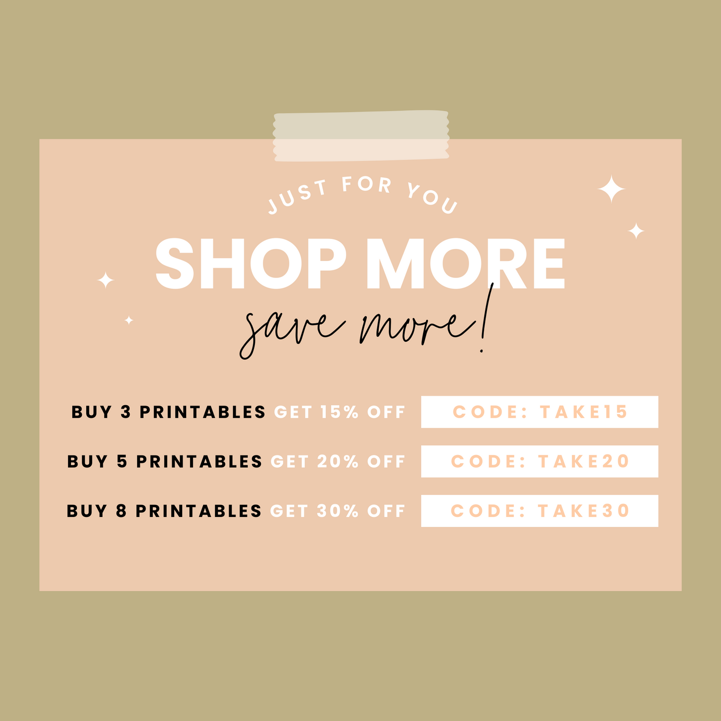 Golden Hour Premium Printable Sticker Kit