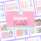Bunny Premium Printable Sticker Kit