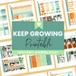 Keep Growing Premium Printable Sticker Kit
