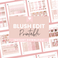 Blush Edit Premium Printable Sticker Kit