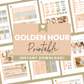 Golden Hour Premium Printable Sticker Kit