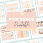 Pink Sands Premium Printable Sticker Kit
