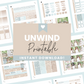 Unwind Premium Printable Sticker Kit
