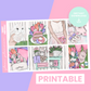 Bunny Premium Printable Sticker Kit