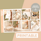 Golden Hour Premium Printable Sticker Kit