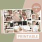 Porcelain & Pampas Premium Printable Sticker Kit
