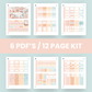 Pink Sands Premium Printable Sticker Kit