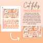 Peach Bellini Premium Printable Sticker Kit