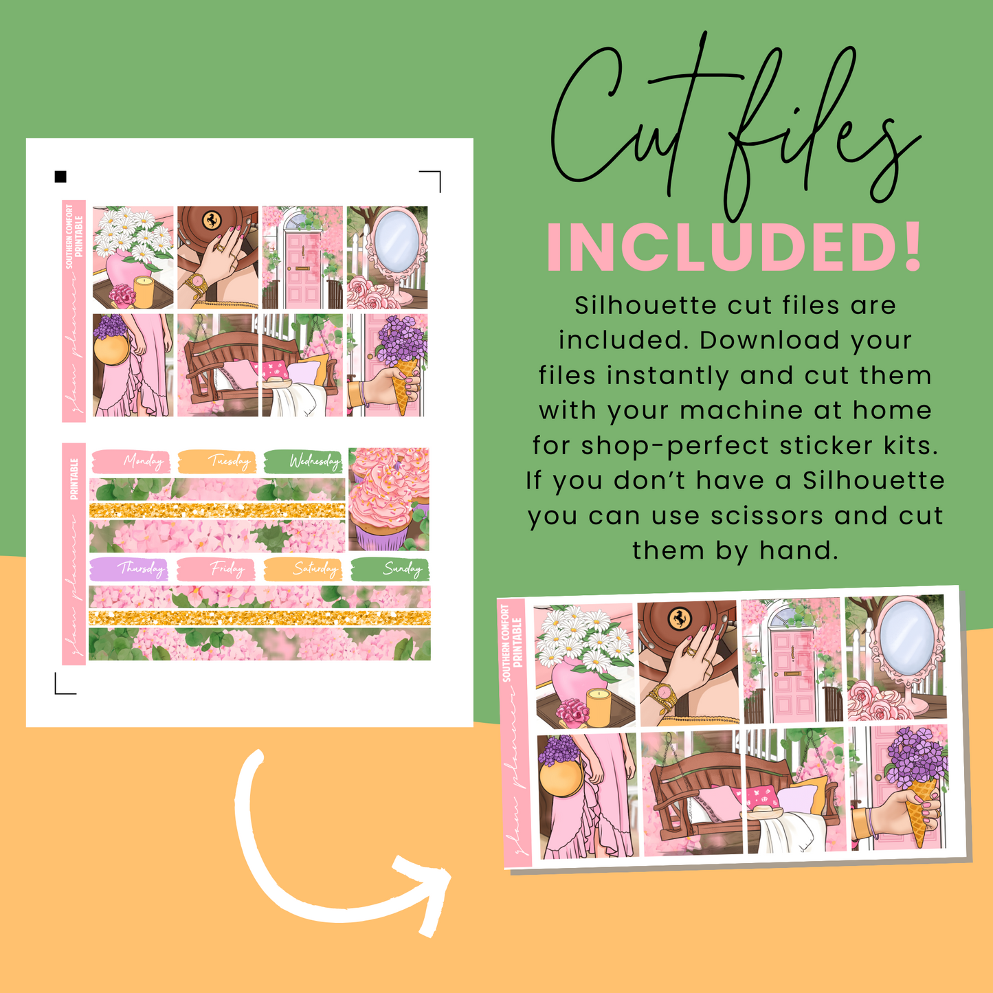 Southern Comfort Premium Printable Sticker Kit