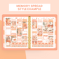 Peach Bellini Premium Printable Sticker Kit