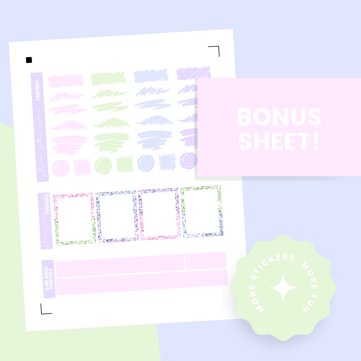 Life Reset Premium Printable Sticker Kit