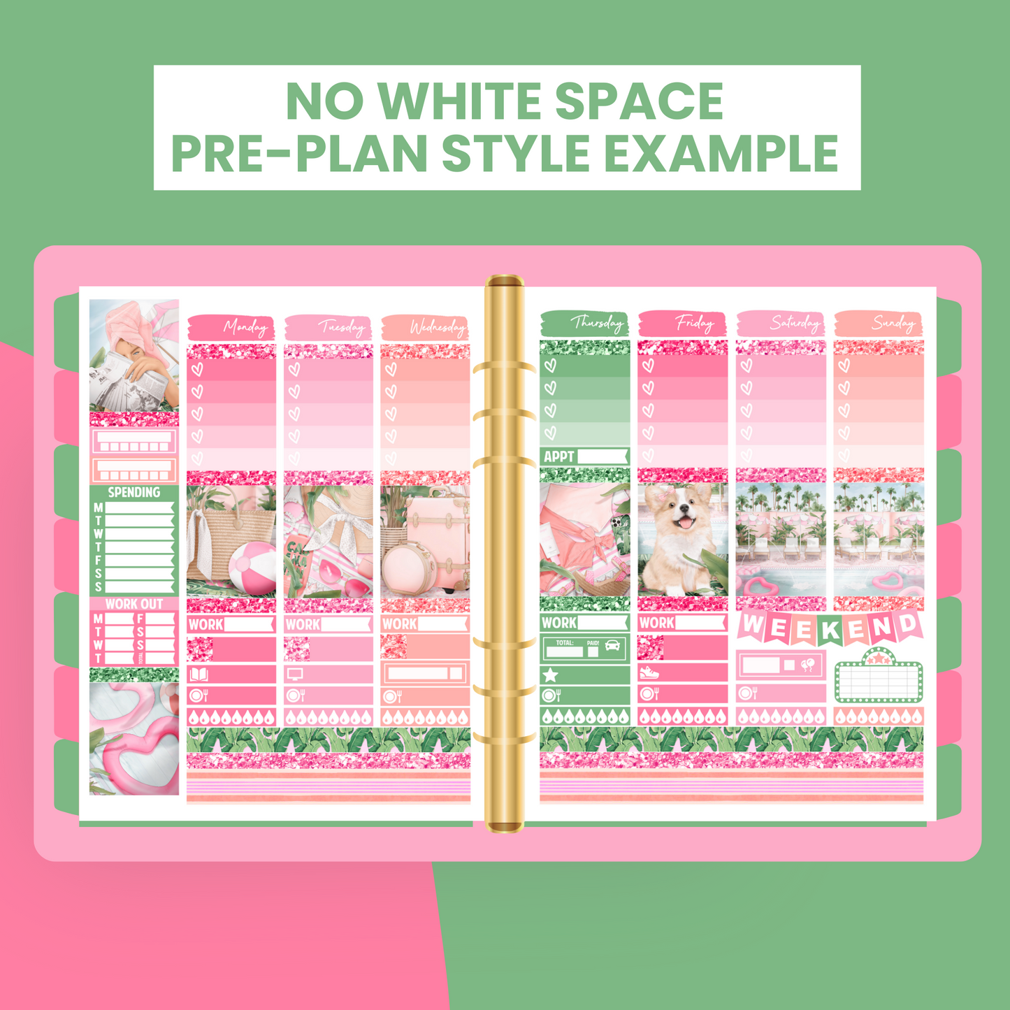 Cabana Premium Printable Sticker Kit