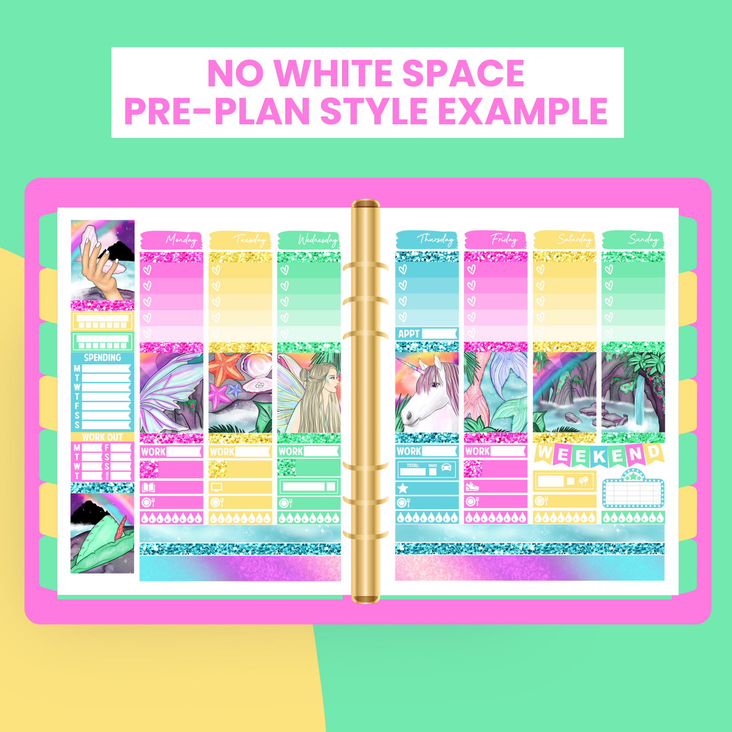 Fantasy Premium Printable Sticker Kit