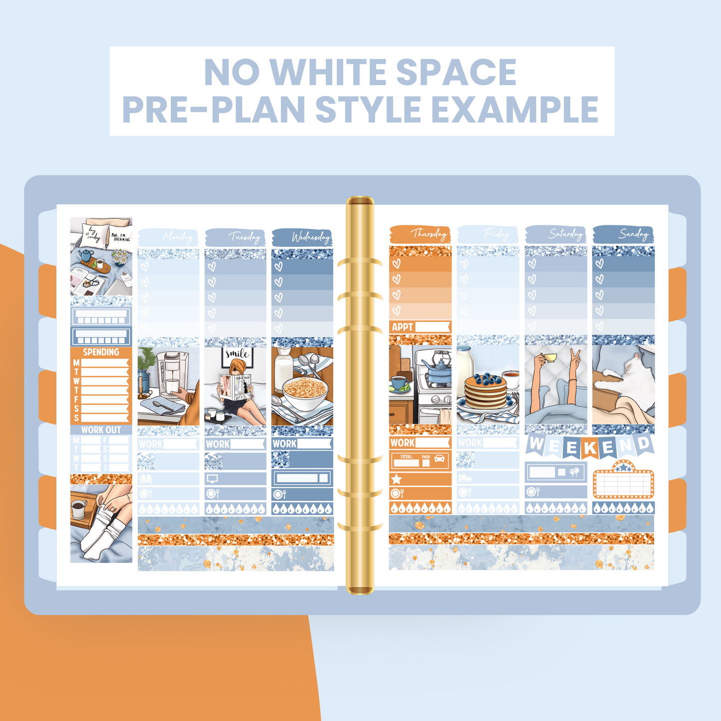 Morning Vibes Premium Printable Sticker Kit