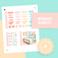 Happy & Clean Premium Printable Sticker Kit