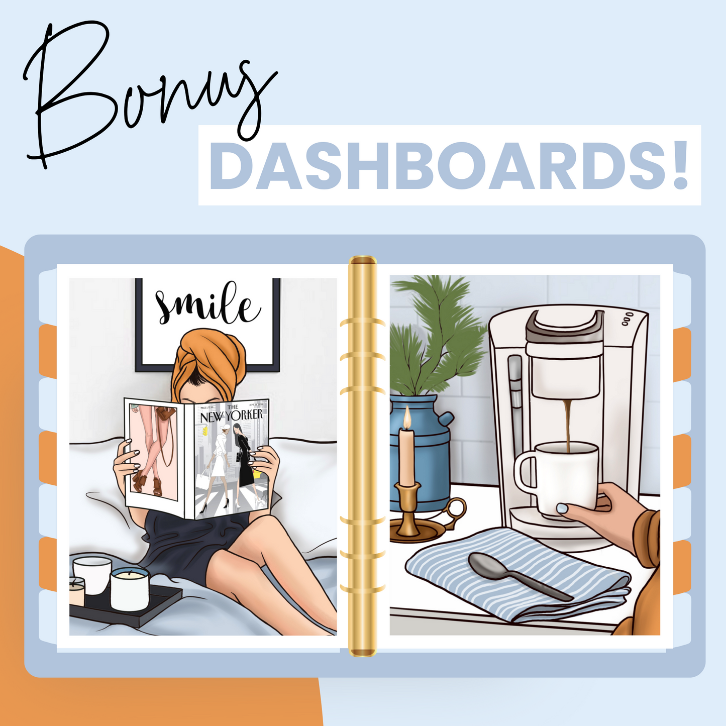 Morning Vibes Premium Printable Sticker Kit