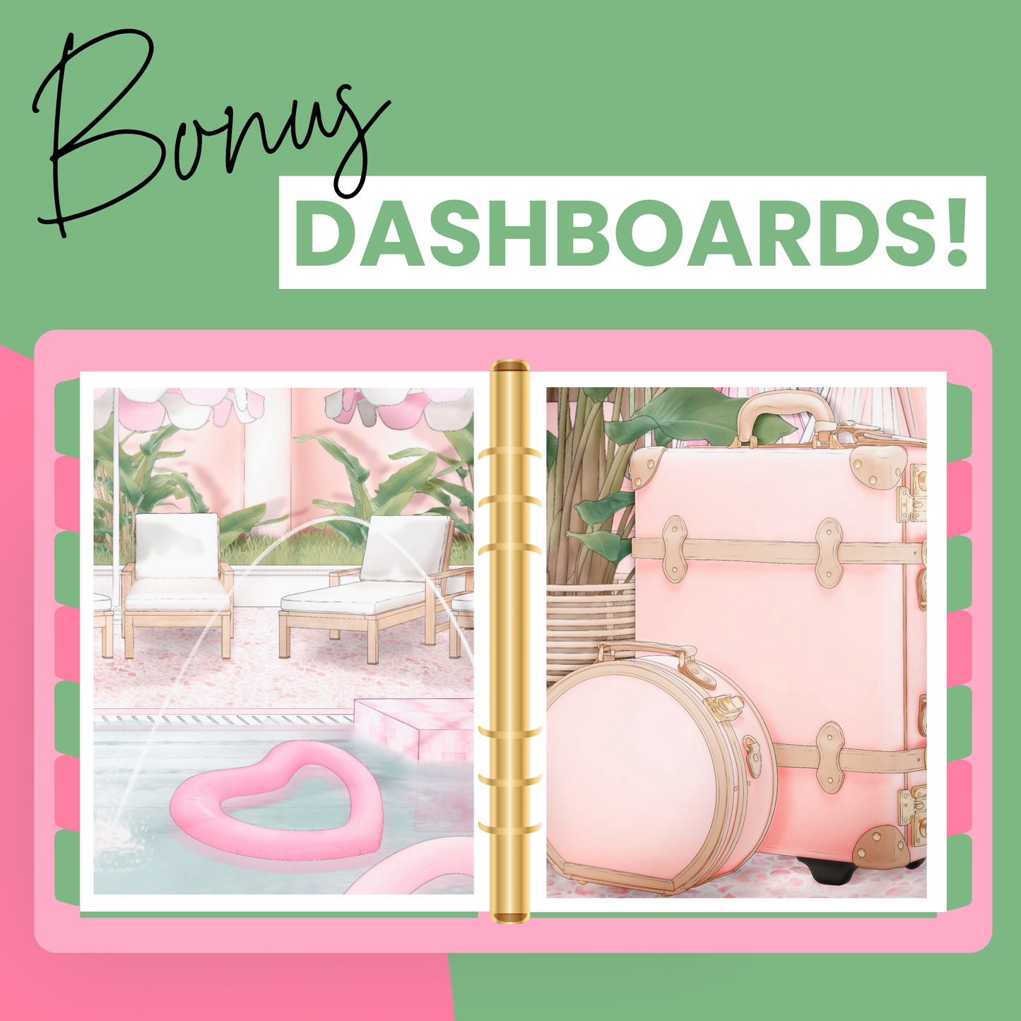 Cabana Premium Printable Sticker Kit