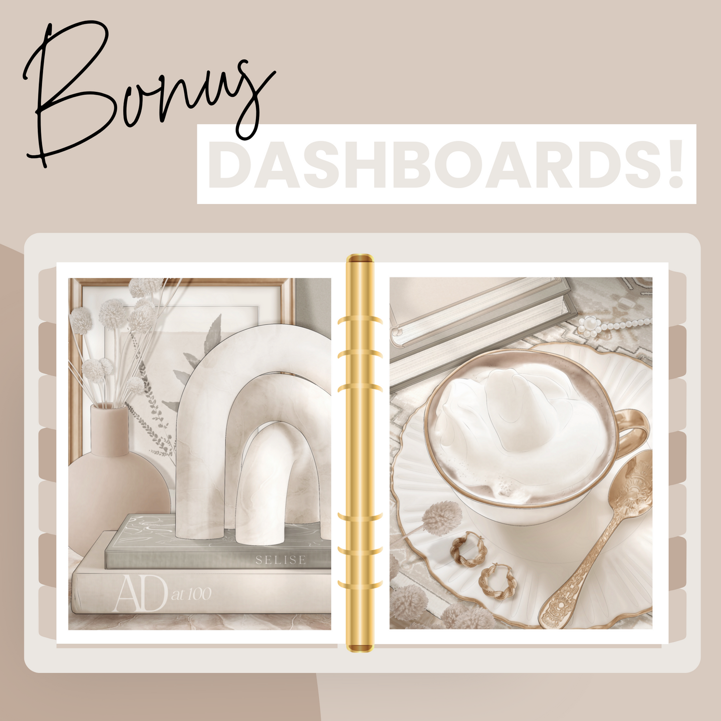 Creme Premium Printable Sticker Kit