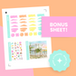 Sun's Out Premium Printable Sticker Kit