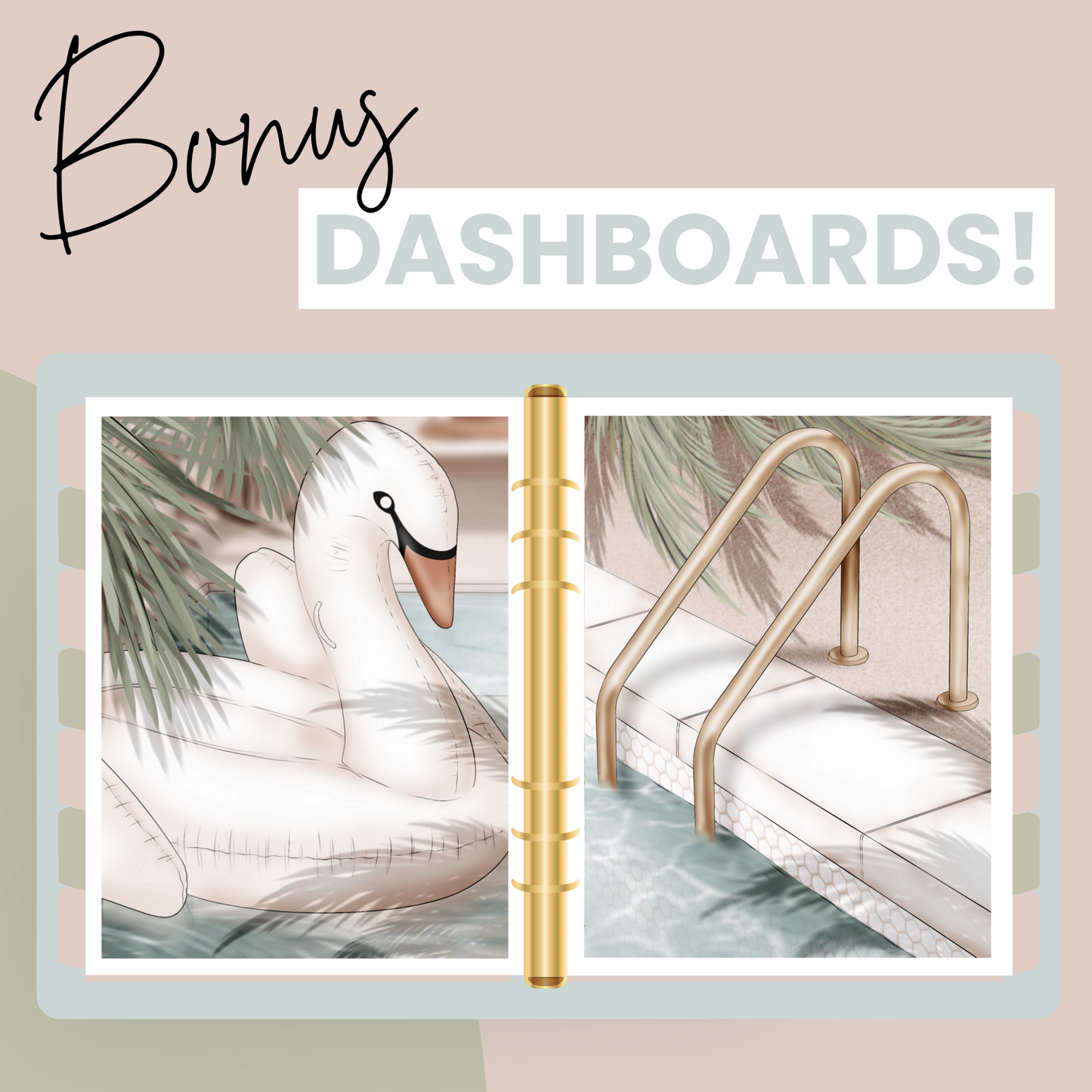 Tranquil Premium Printable Sticker Kit