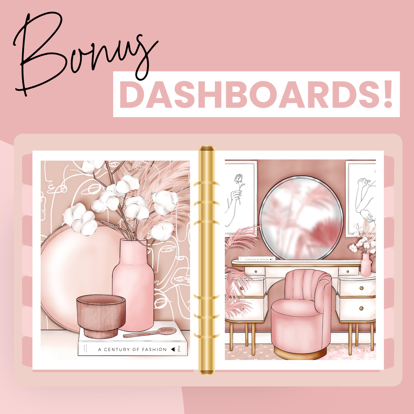 Blush Edit Premium Printable Sticker Kit